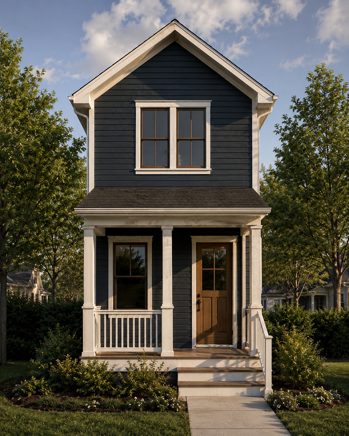 Linden narrow-lot home